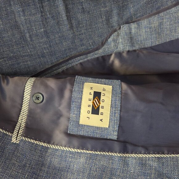 Joseph Abboud Wool Linen Blazer | Italian Guabello Fabric | 44S - Picture 6 of 10